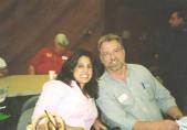 First Friends of OLA Secretary Monica LaRocco, daughter of Casey LaRocco, survivor of room 212; and Jim Grosso, survivor of room 206. (Photo courtesy of Charlene Jancik)
